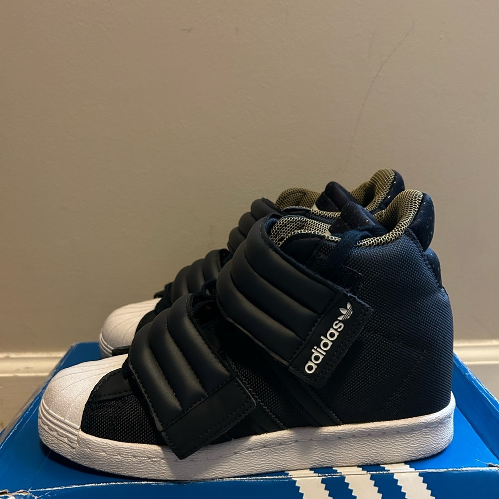 Adidas Superstar Up 2 Strap Wedge Sneaker